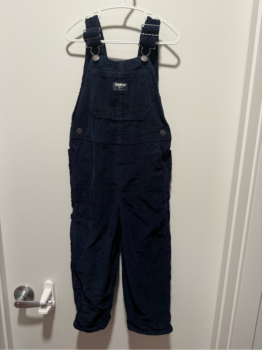 💛4/$20 OshKosh B'gosh Navy Corduroy Overalls